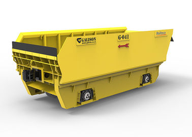 Gelber Bahnfracht-Lastwagen, 20m ³ Bergbau-Eisenbahnwagen für tragendes Bergwerk-Erz